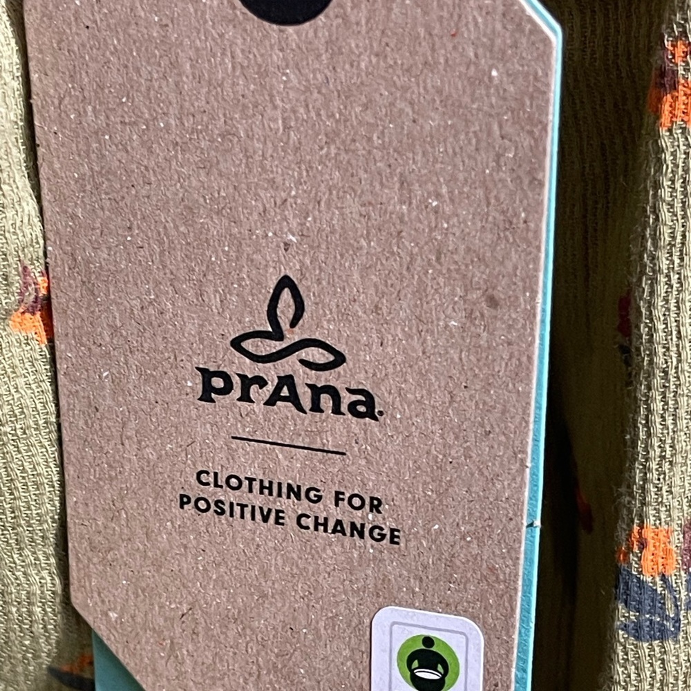 prAna Little Palm Cami in Sweet Grass Meadow Size XL NWT - Picture 10 of 11